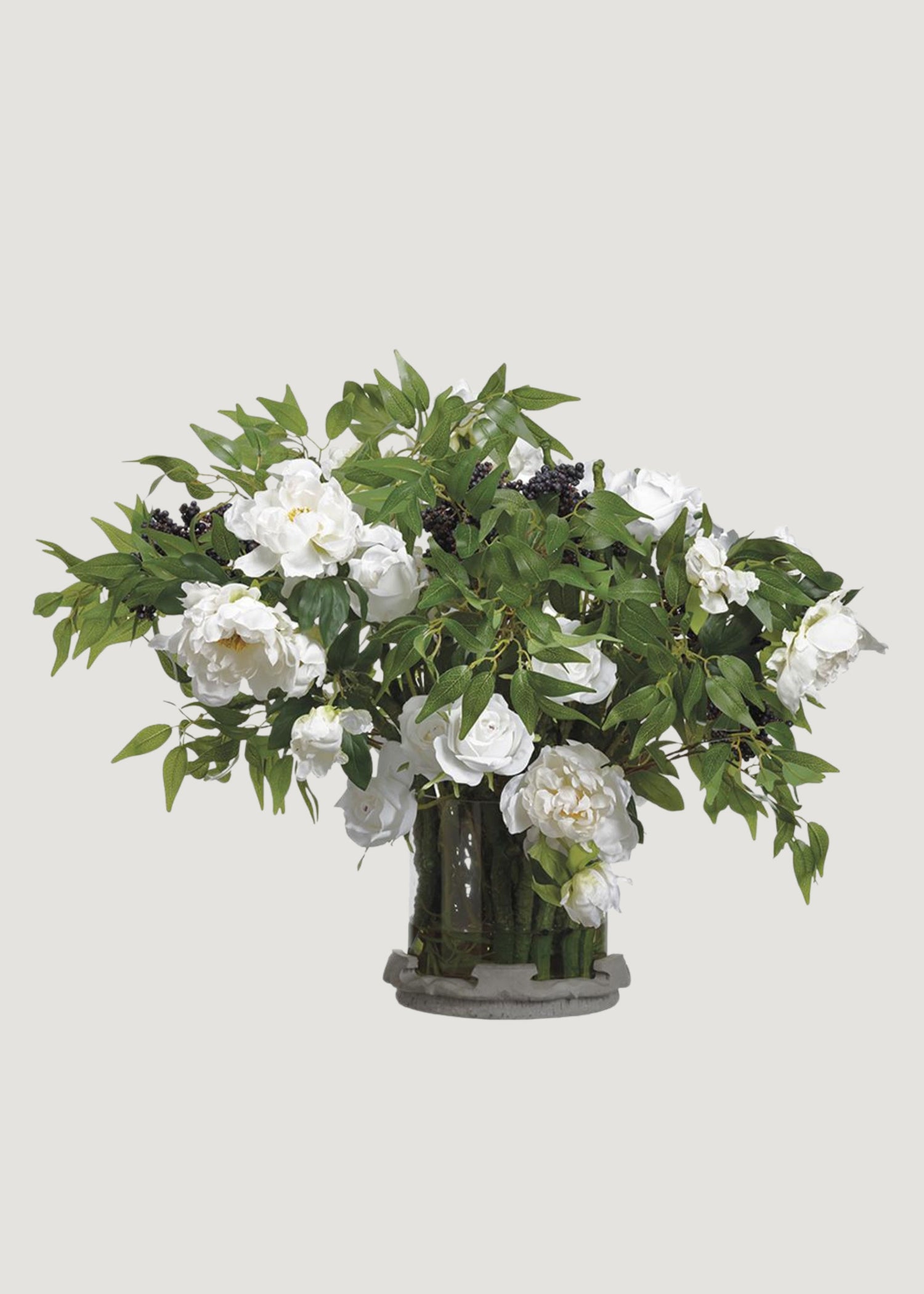 Artificial Rose and Peony Arrangement