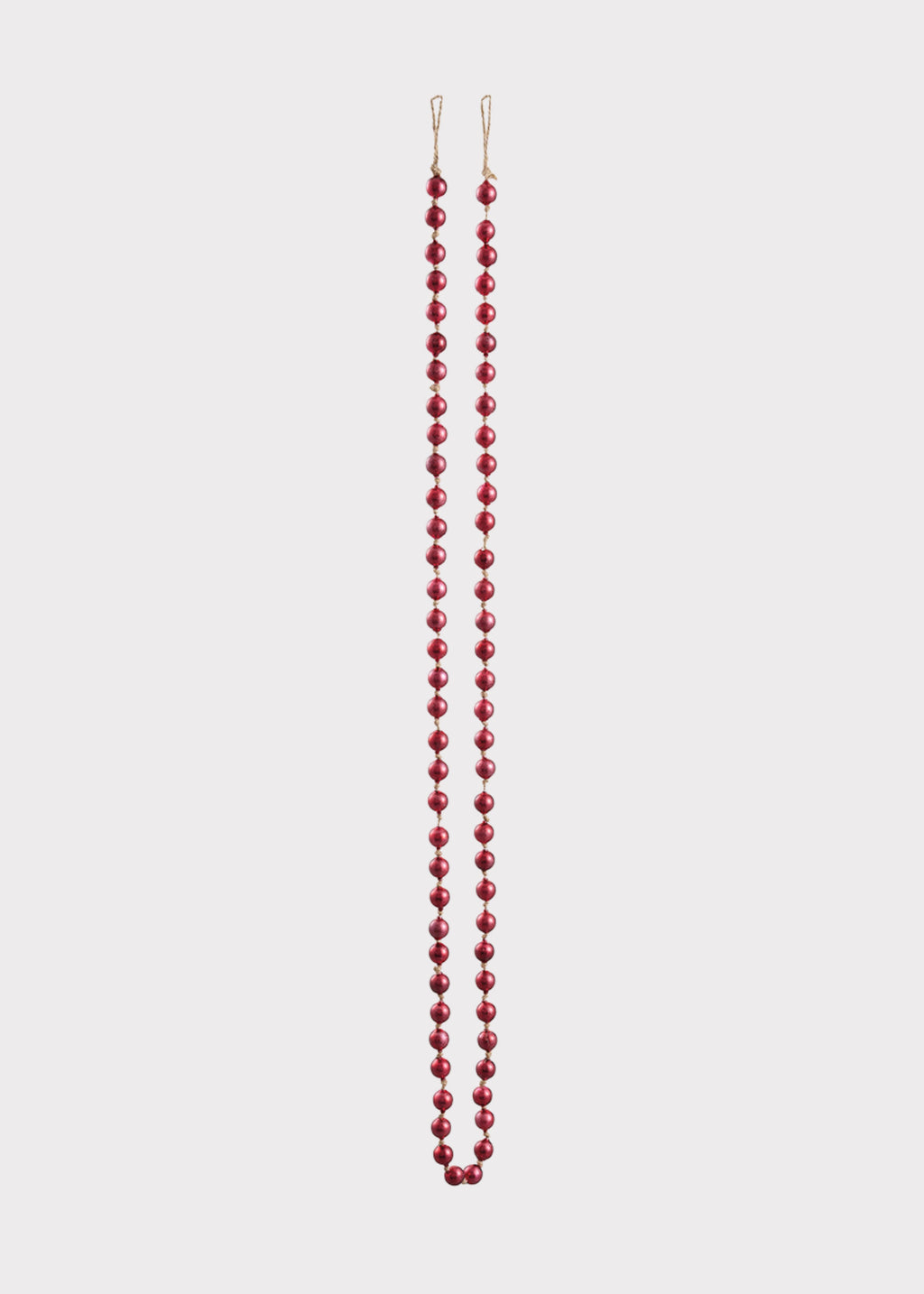 Red Glass Bead Garland