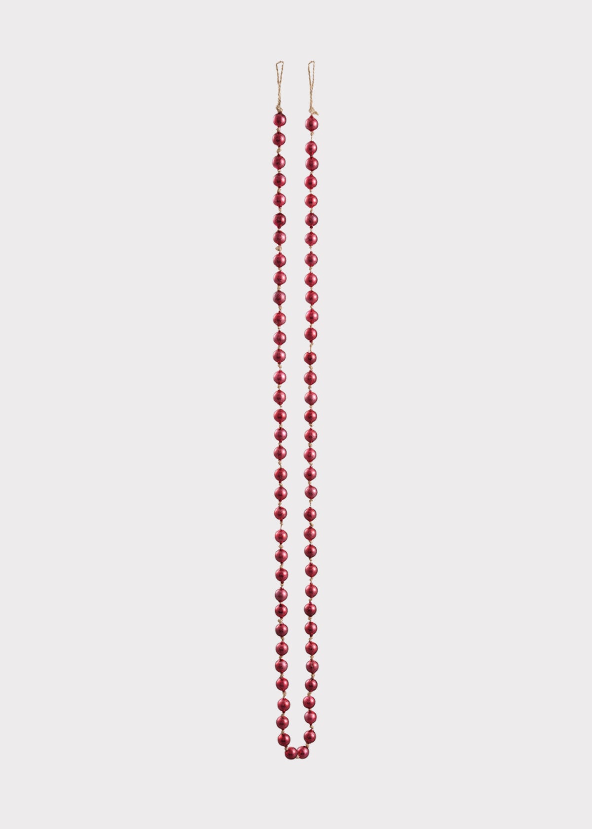 Red Glass Bead Garland