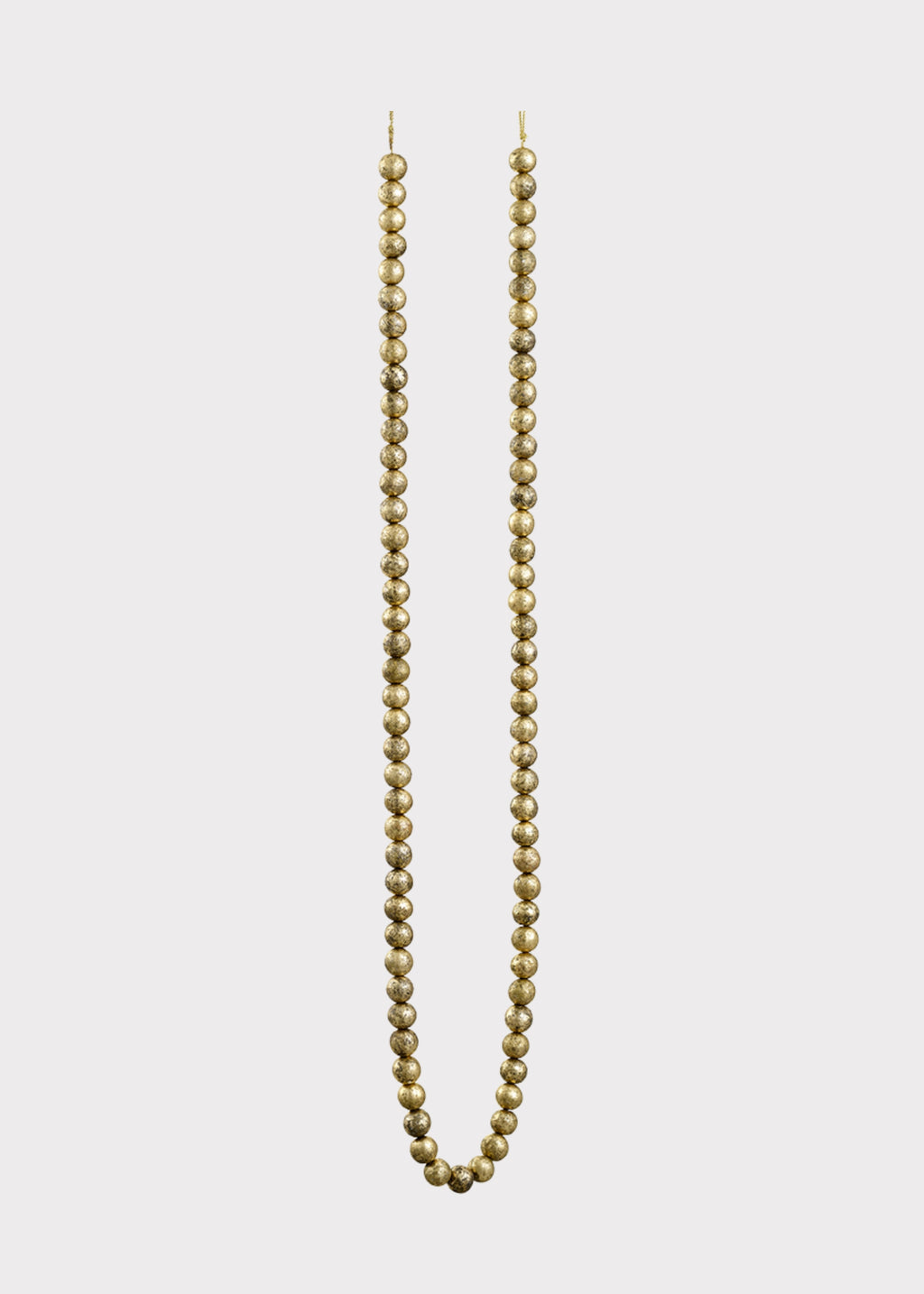 Gold Wood Bead Garland 
