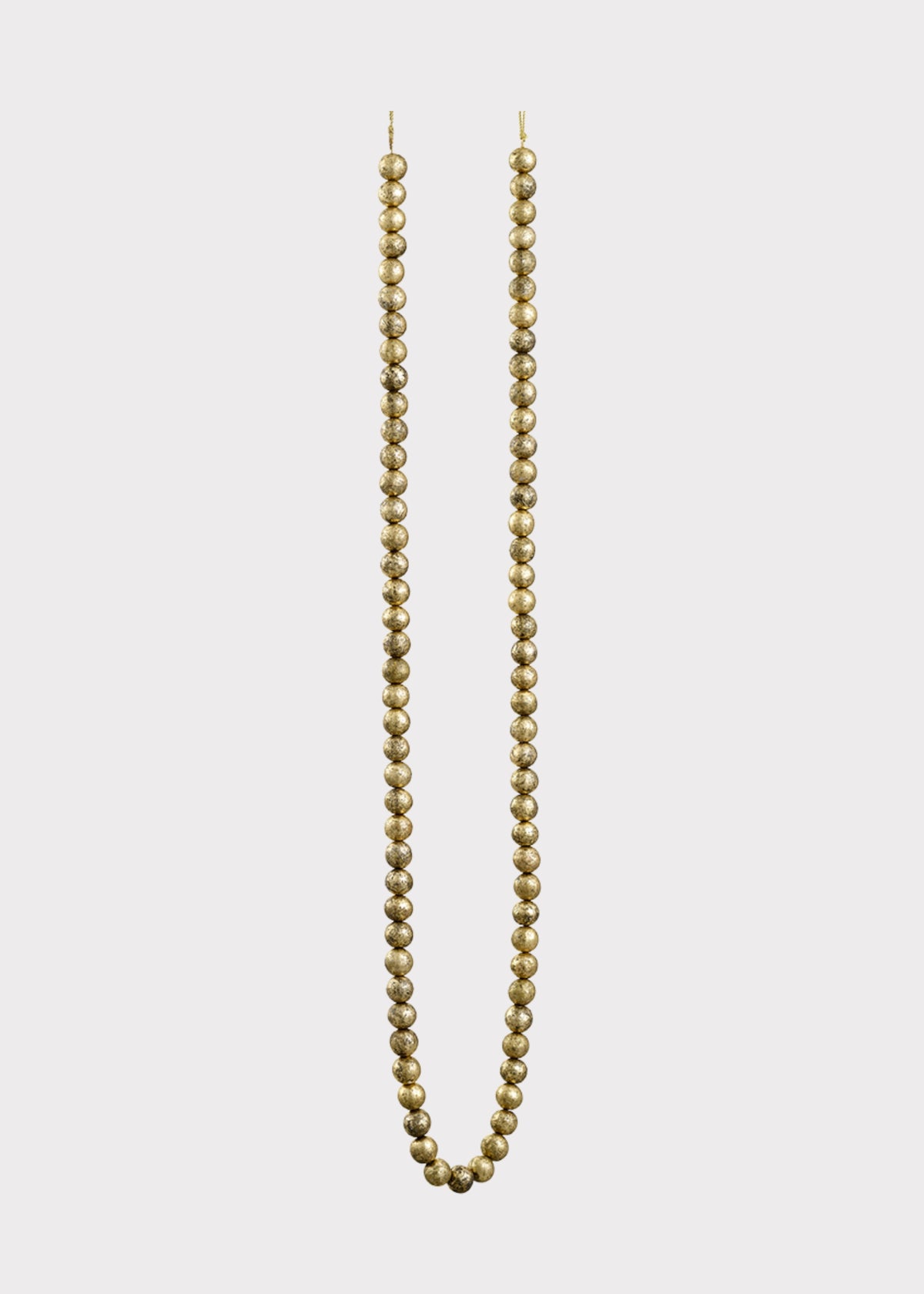 Gold Wood Bead Garland 