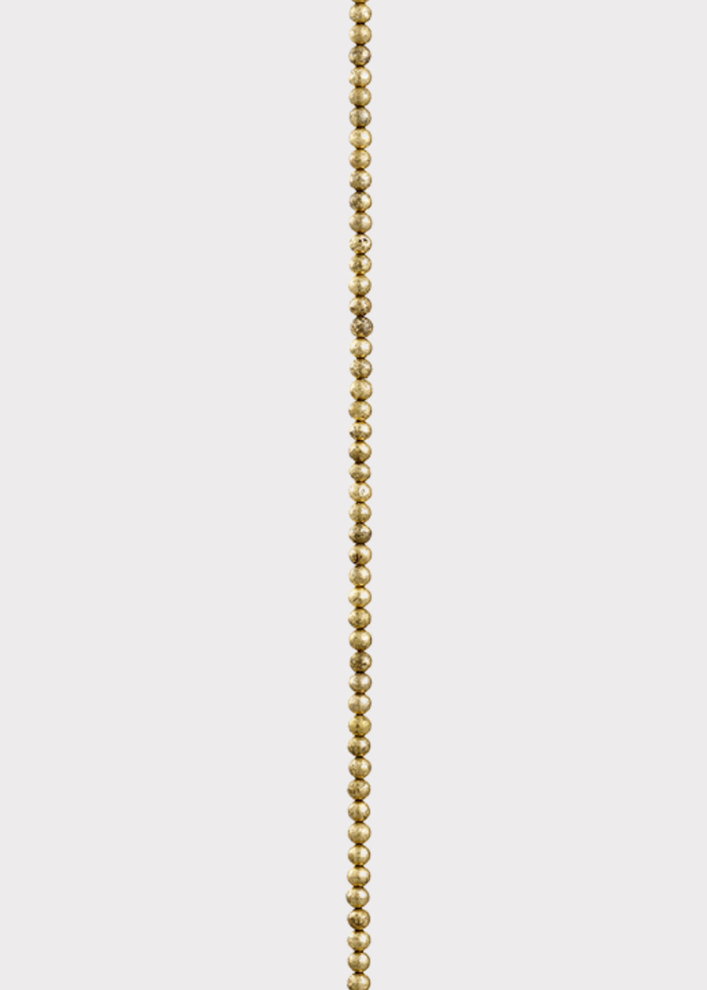 Antique Gold Wood Bead Garland