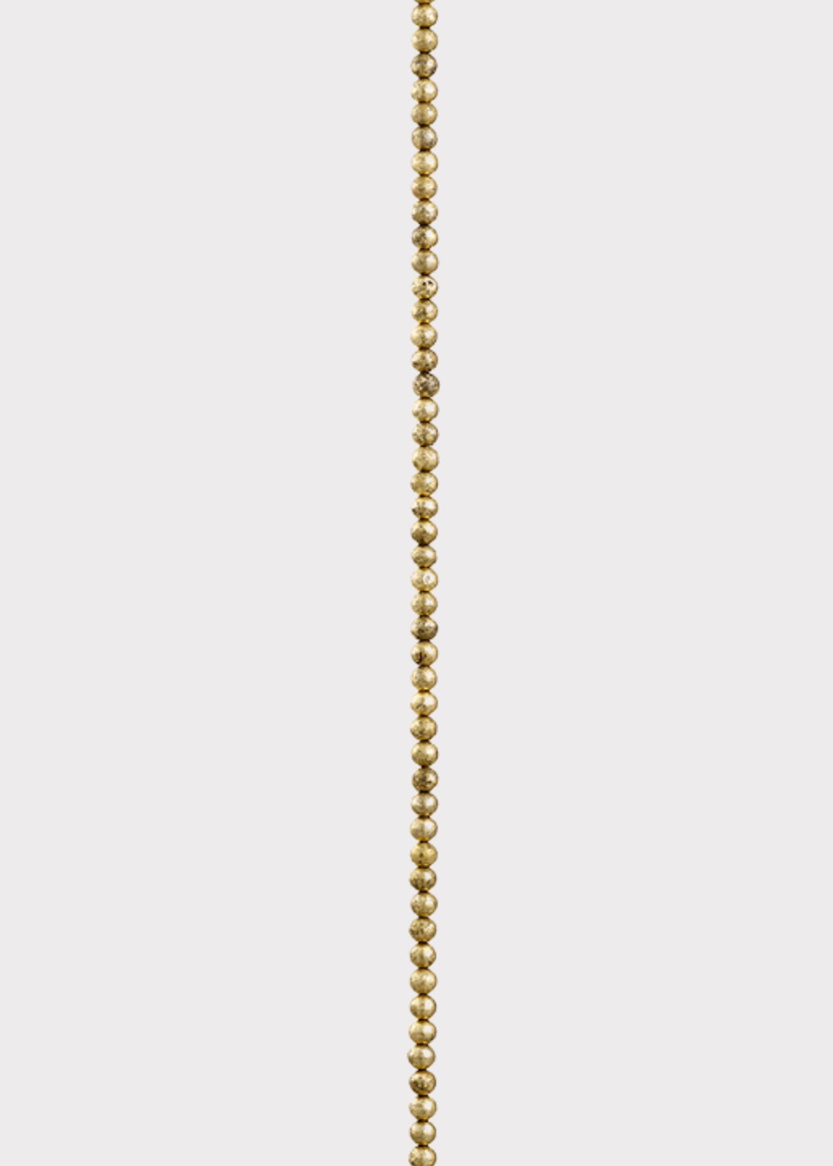Antique Gold Wood Bead Garland