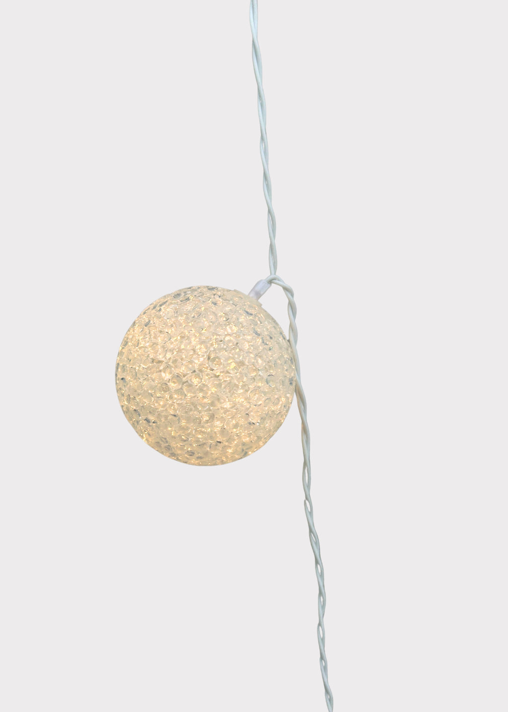 Pre-Lit Ball Ornament Garland