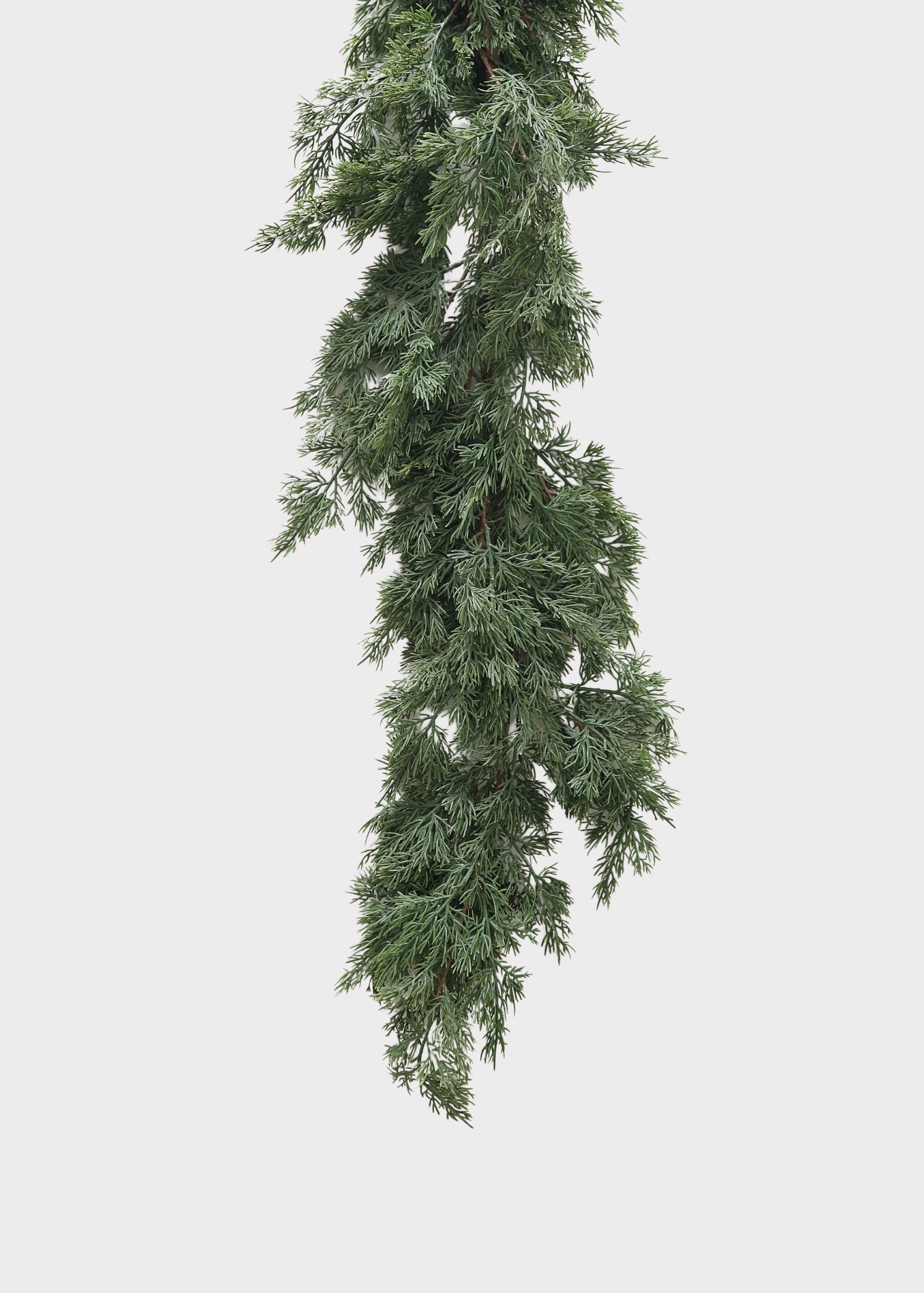 End of the Faux Cedar Garland