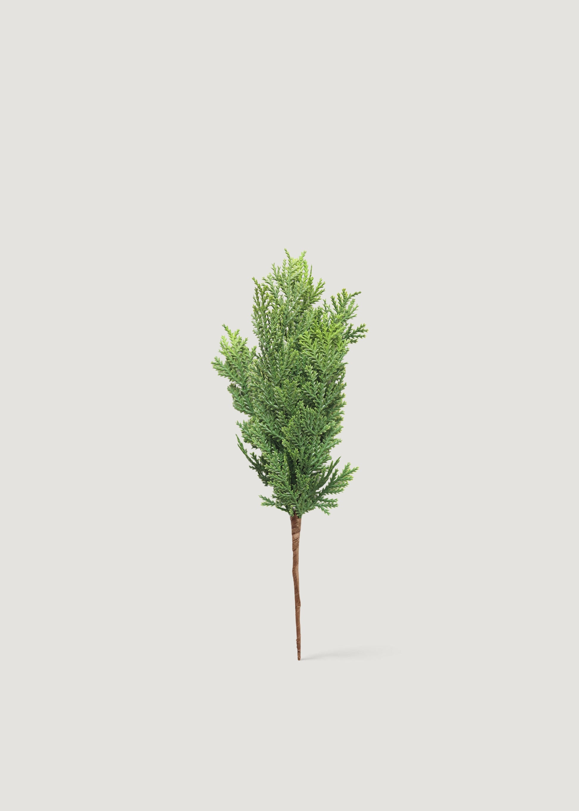 Artificial Winter Greens Fake Cedar Pick in Green