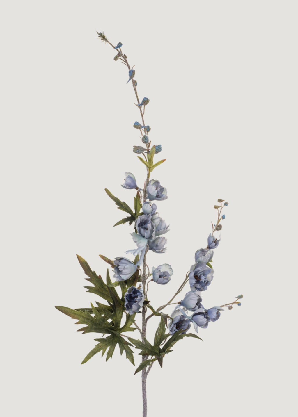 Artificial Delphinium Wildflower in Dusty Blue 