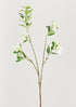 Afloral Artificial Flowers Azalea Branch in Cream Green