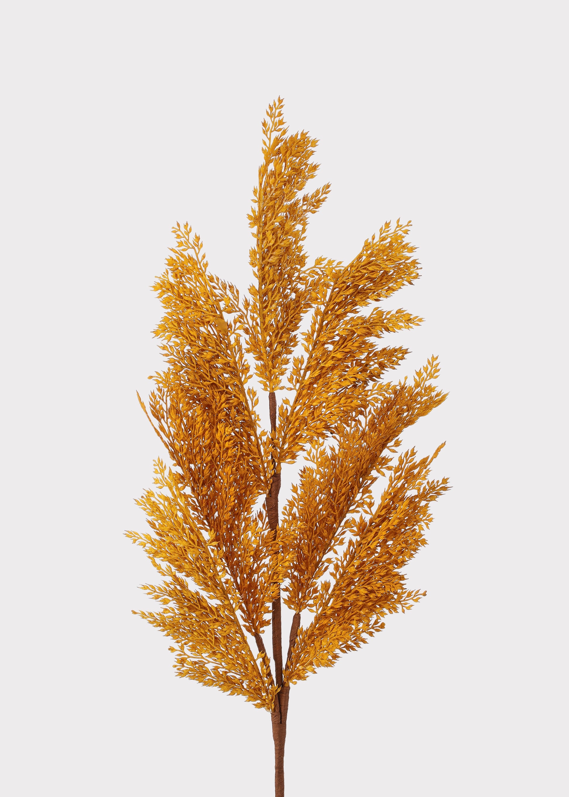 Brown and Yellow Gold Fake Autumn Broom Corn Grass 