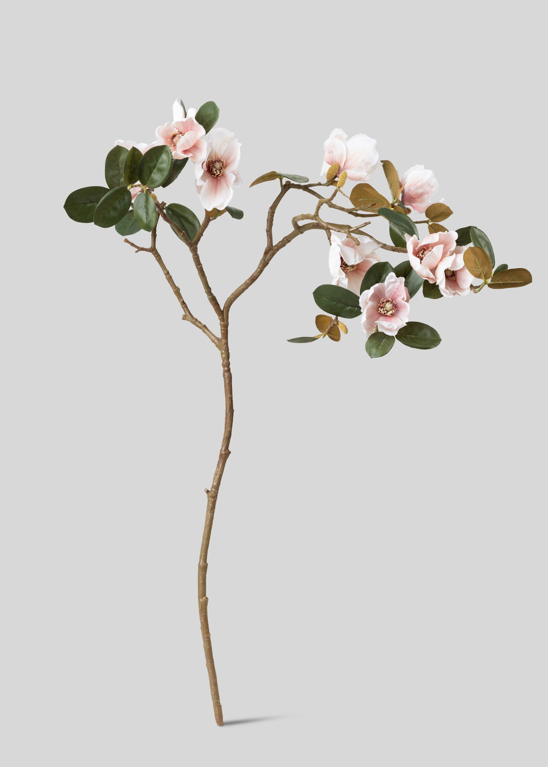 Artificial Blush Magnolia Flower Branch