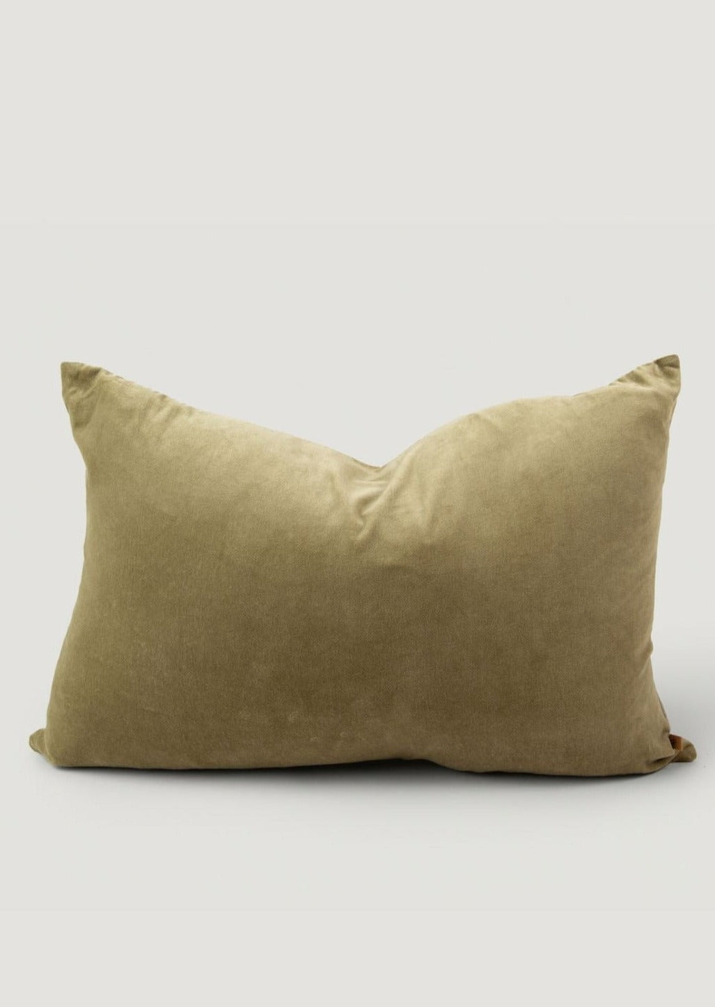 Lumbar Pillow in Velvet Olive