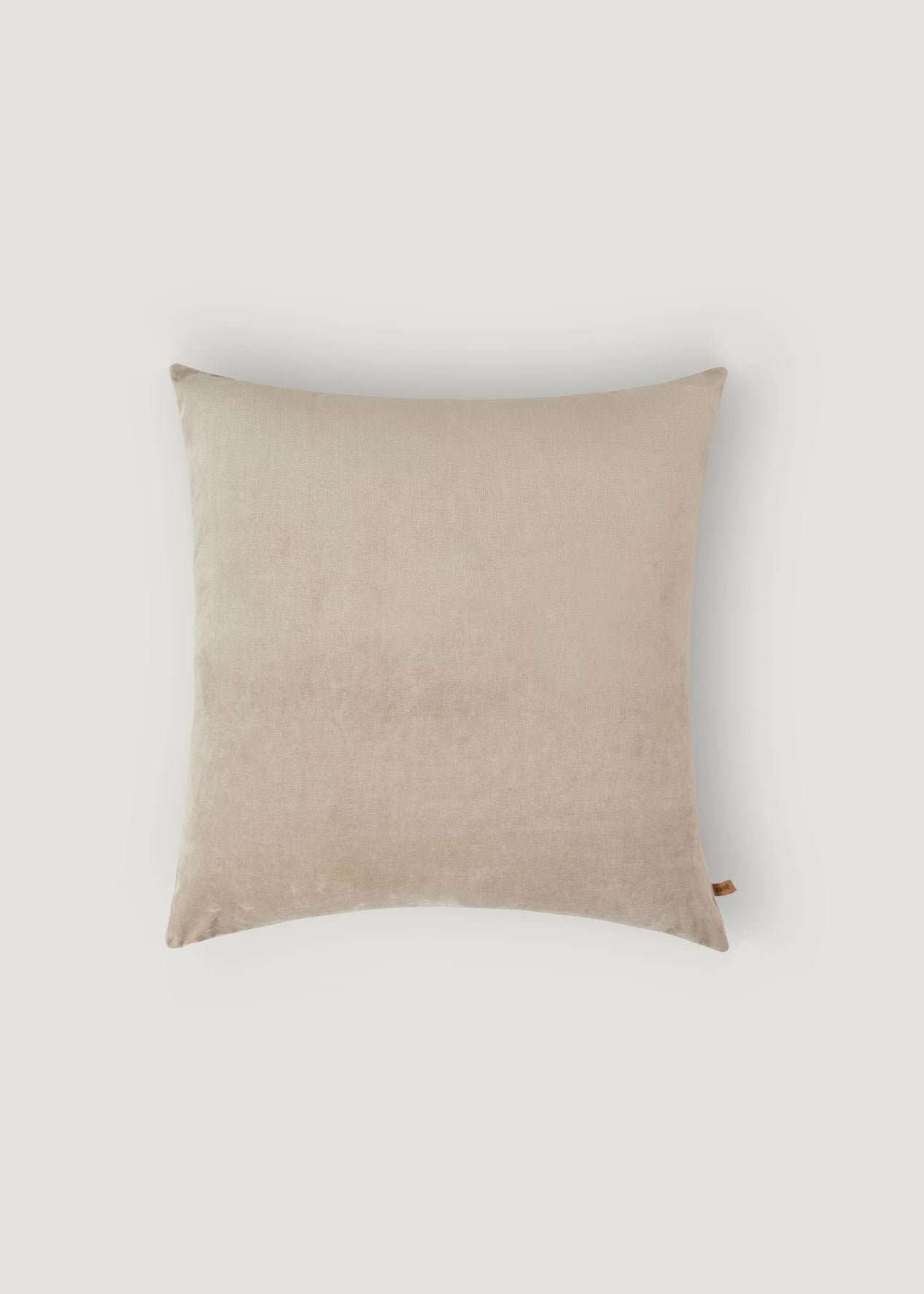 Light Grey Velvet Pillow