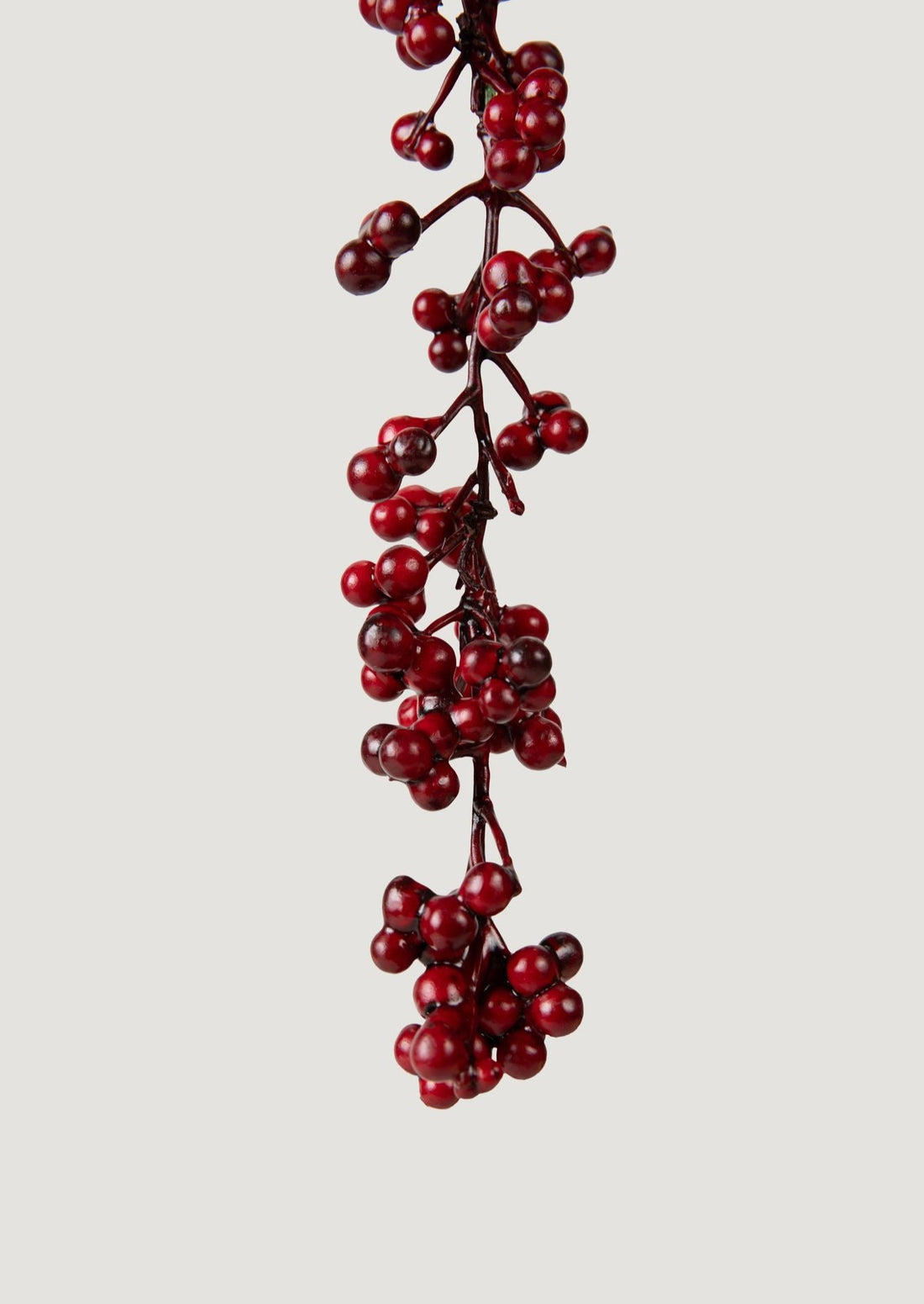 Burgundy Red Faux Berries