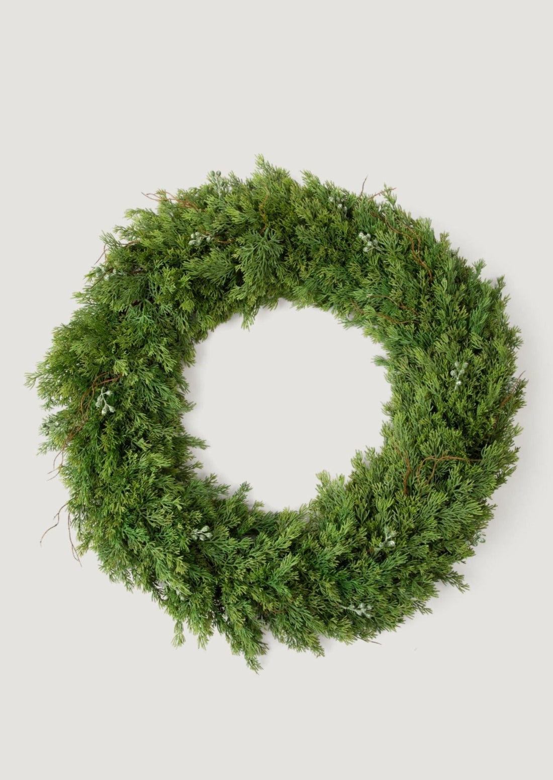Artificial Cedar and Juniper Wreath