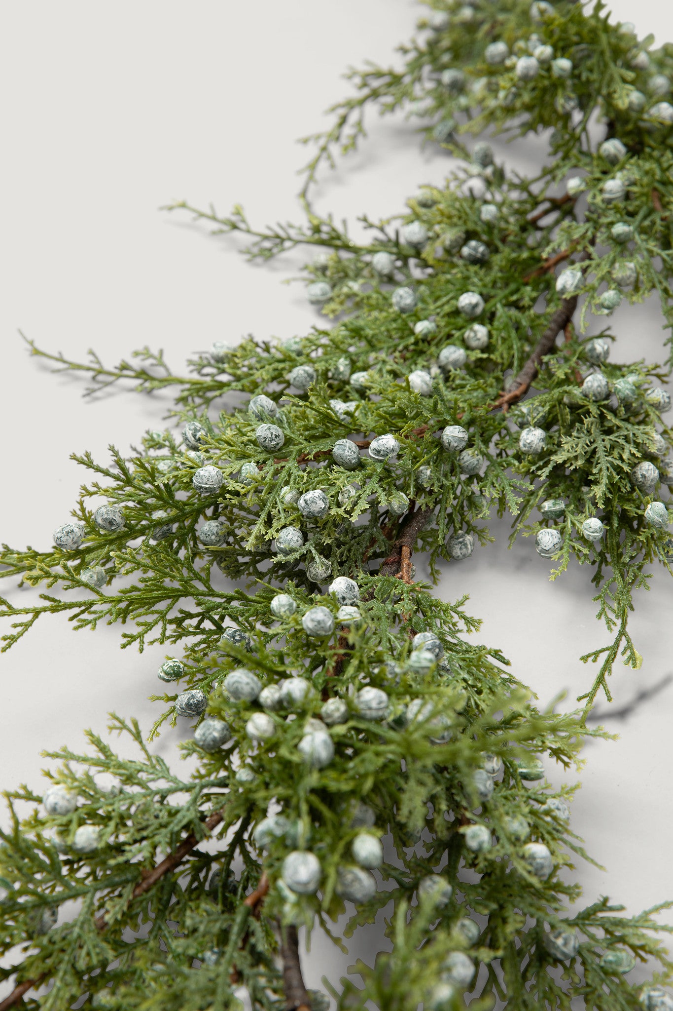 Deluxe Juniper Garland Faux Winter Greenery Garlands Afloral