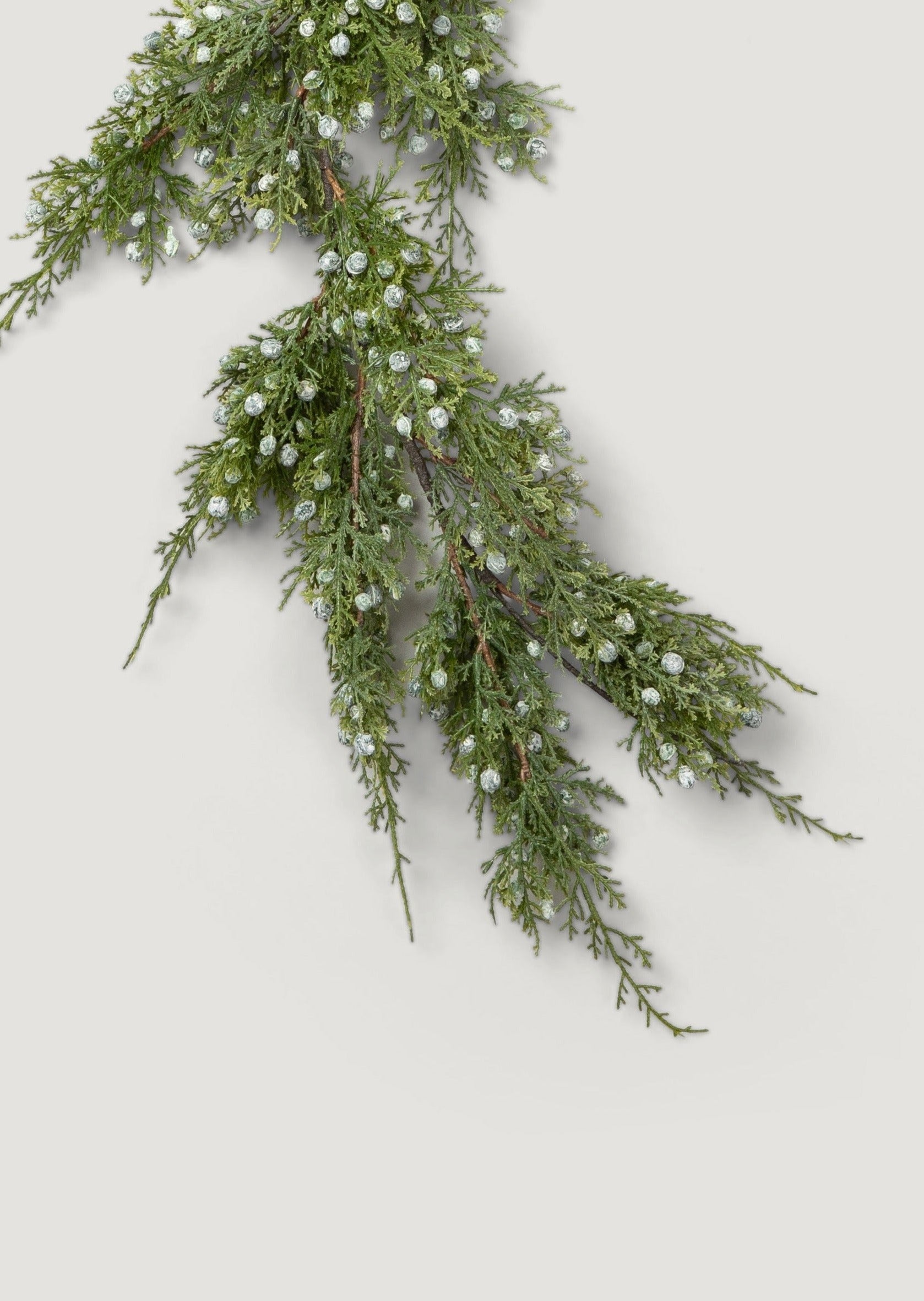 Deluxe Juniper Garland Faux Winter Greenery Garlands Afloral