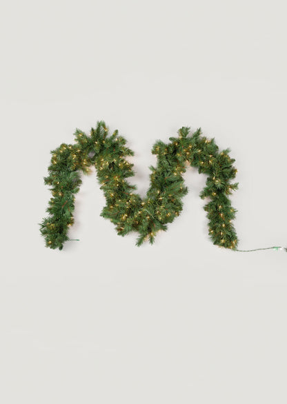 Pre-Lit Holiday Swag Garland at Afloral