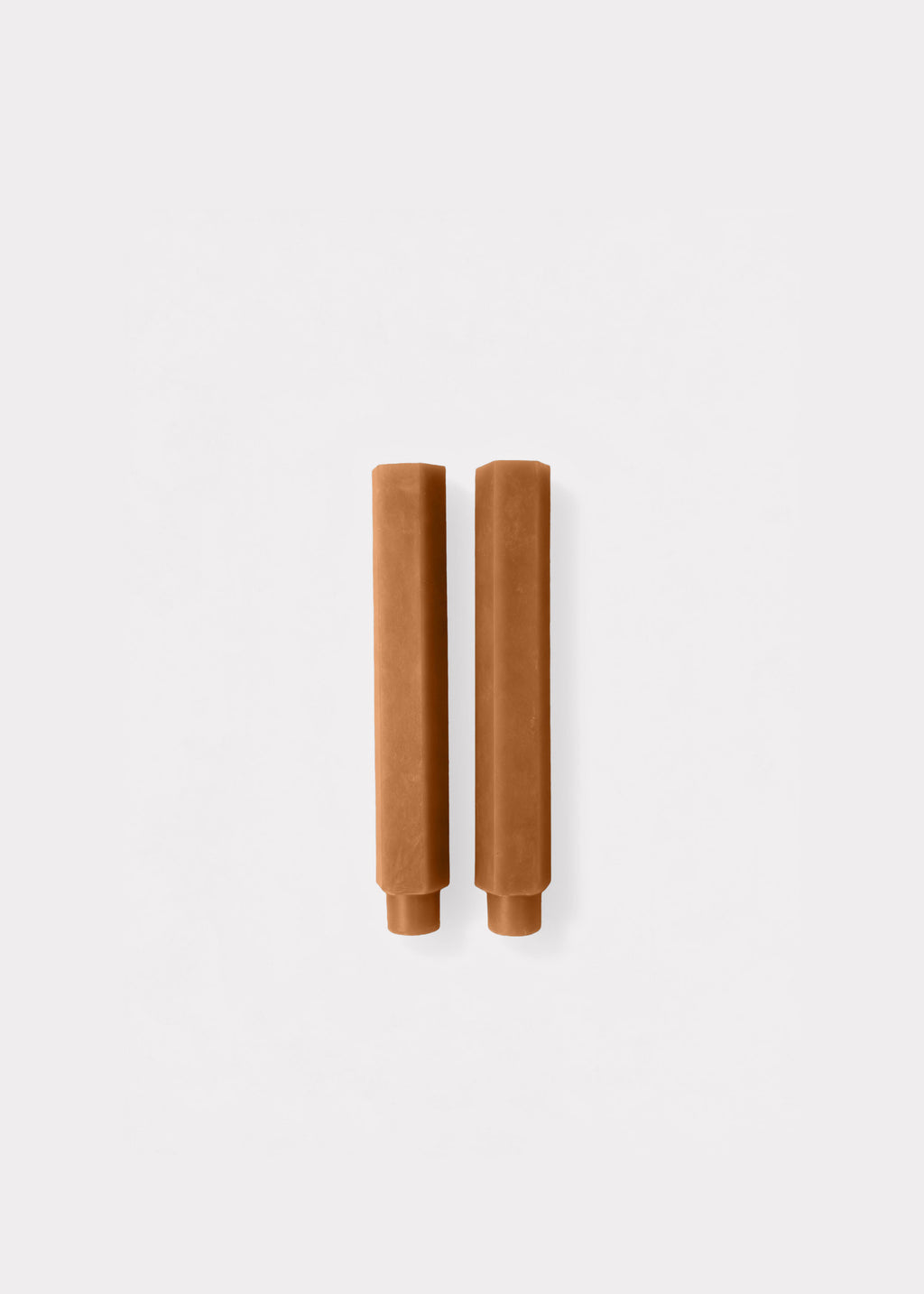 2 - 6" Tall Hexagon Taper Candles