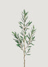 Artificial Olive Leaf Branch