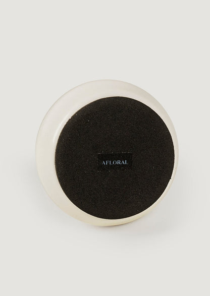Afloral Exclusive White Candle Holder Bottom View