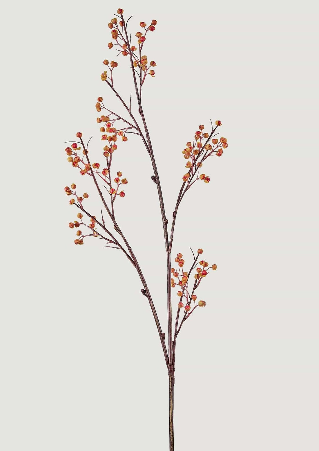 Afloral Realistic Fall Stems Artificial Red Bittersweet Berry Branch