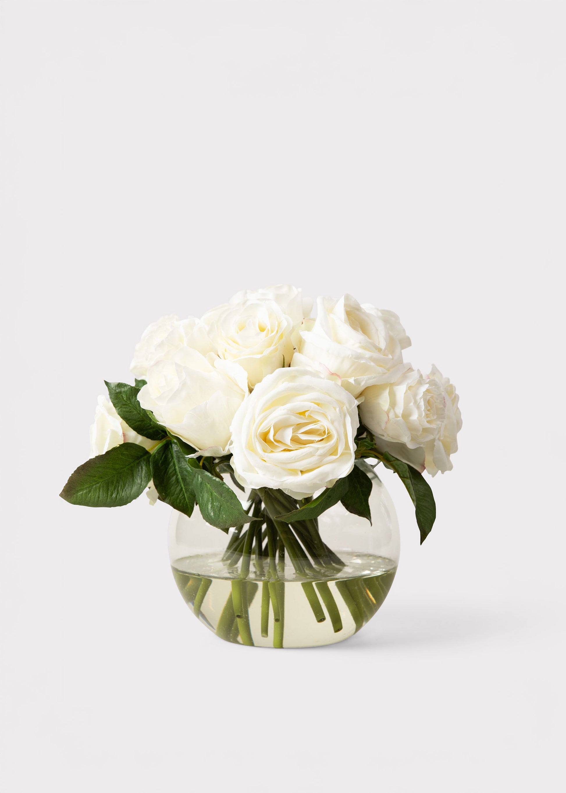 Afloral Luxe Fake Flowers Real Touch Rose Arrangement