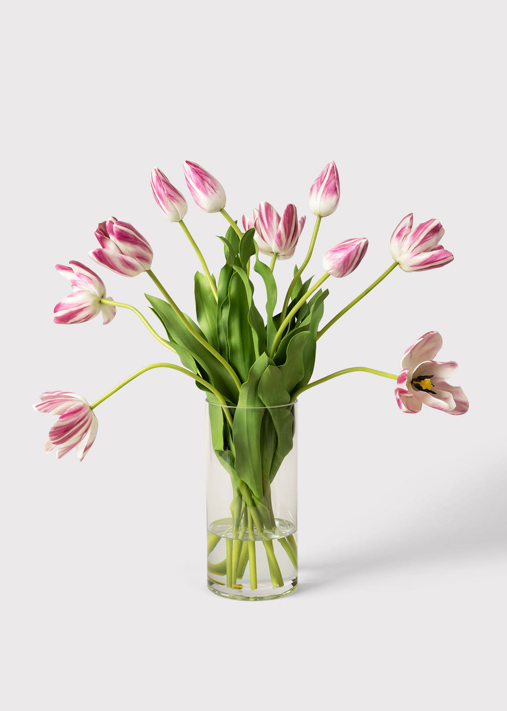 Artificial Flower Arrangement of Mauve Tulips
