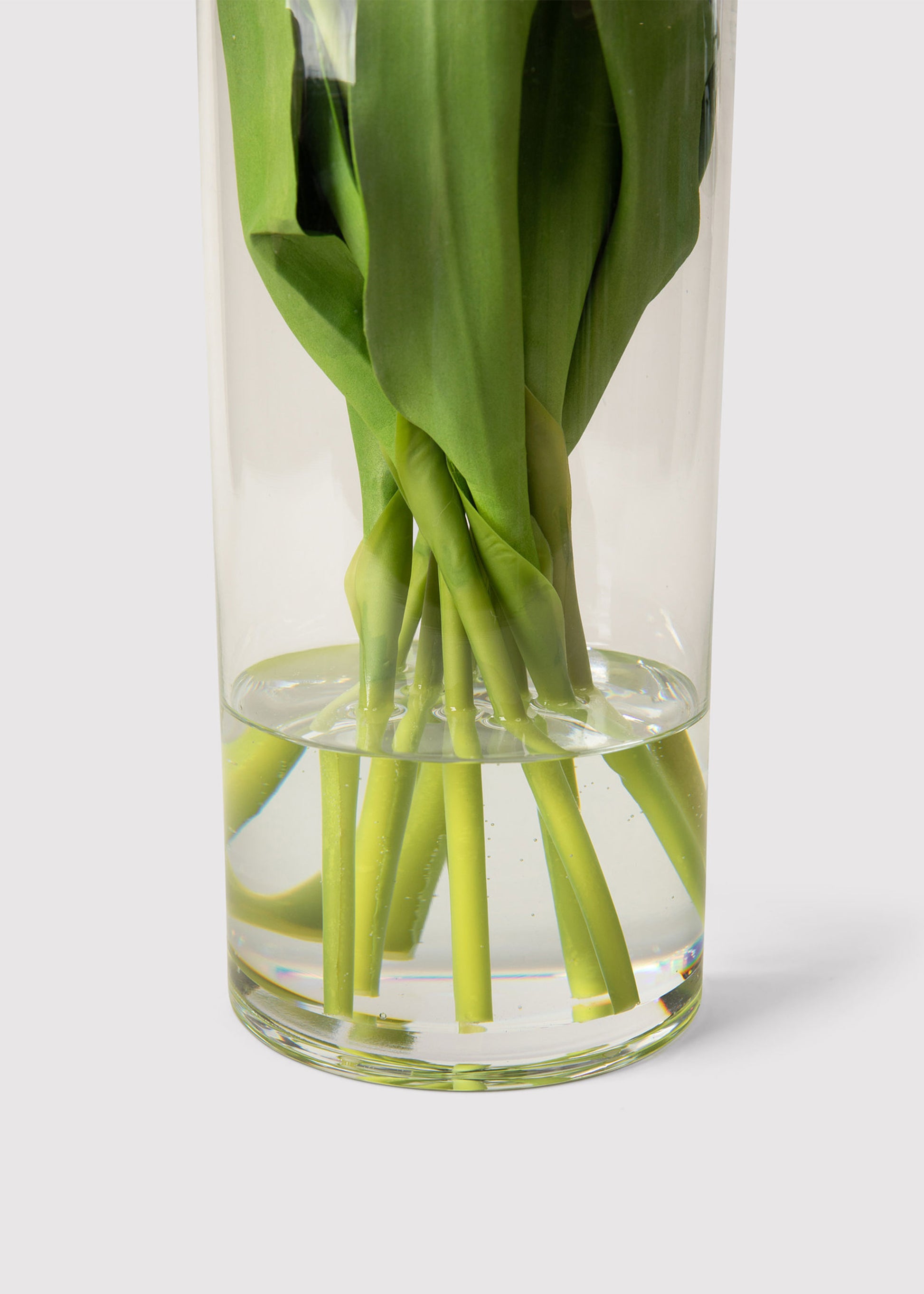 Premade Fake Tulip Arrangement with Faux Water