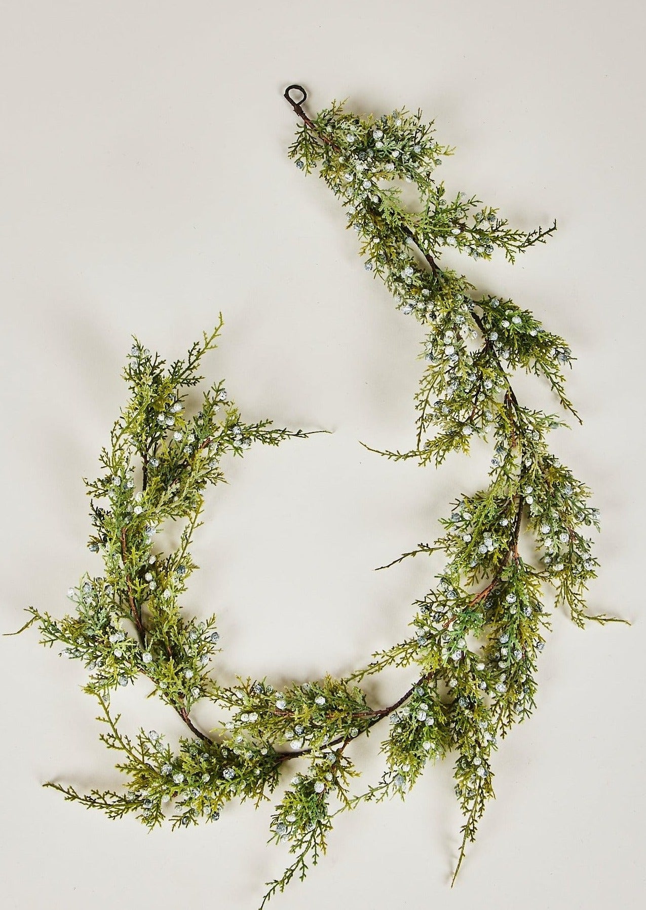 Afloral Holiday Decor Faux Juniper Berry Garland