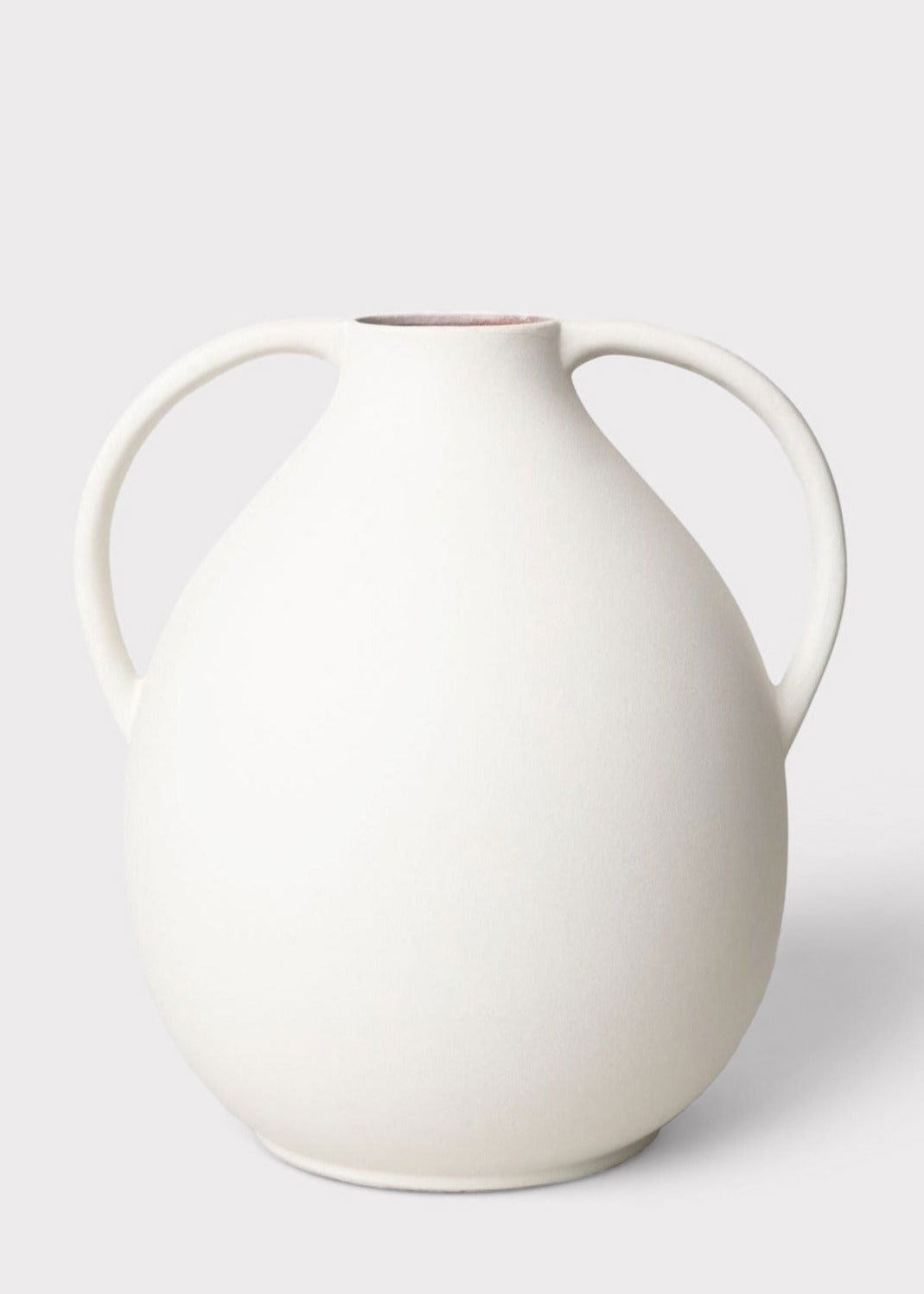 Large White Ceramic Jug with Handles at afloral