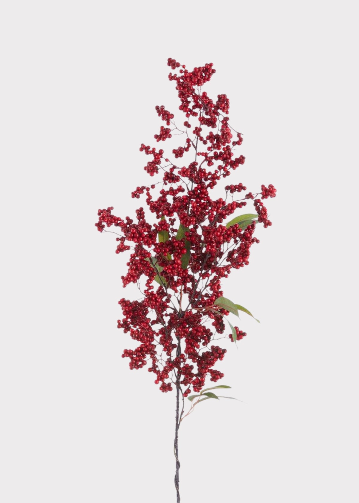 Christmas Red Fake Berries Hanging Branch 