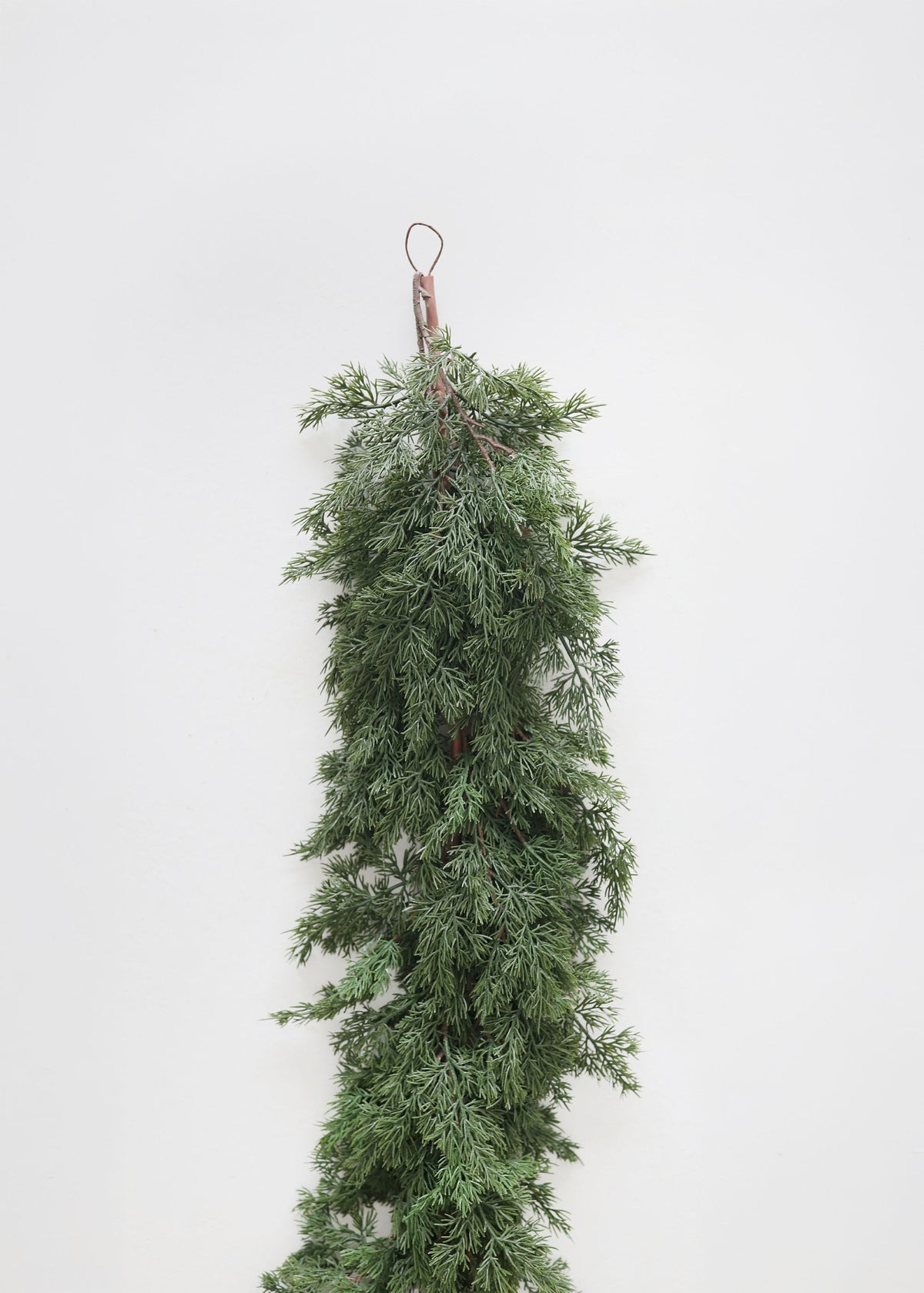 Hoop to hang the Fake Cedar Greenery Garland