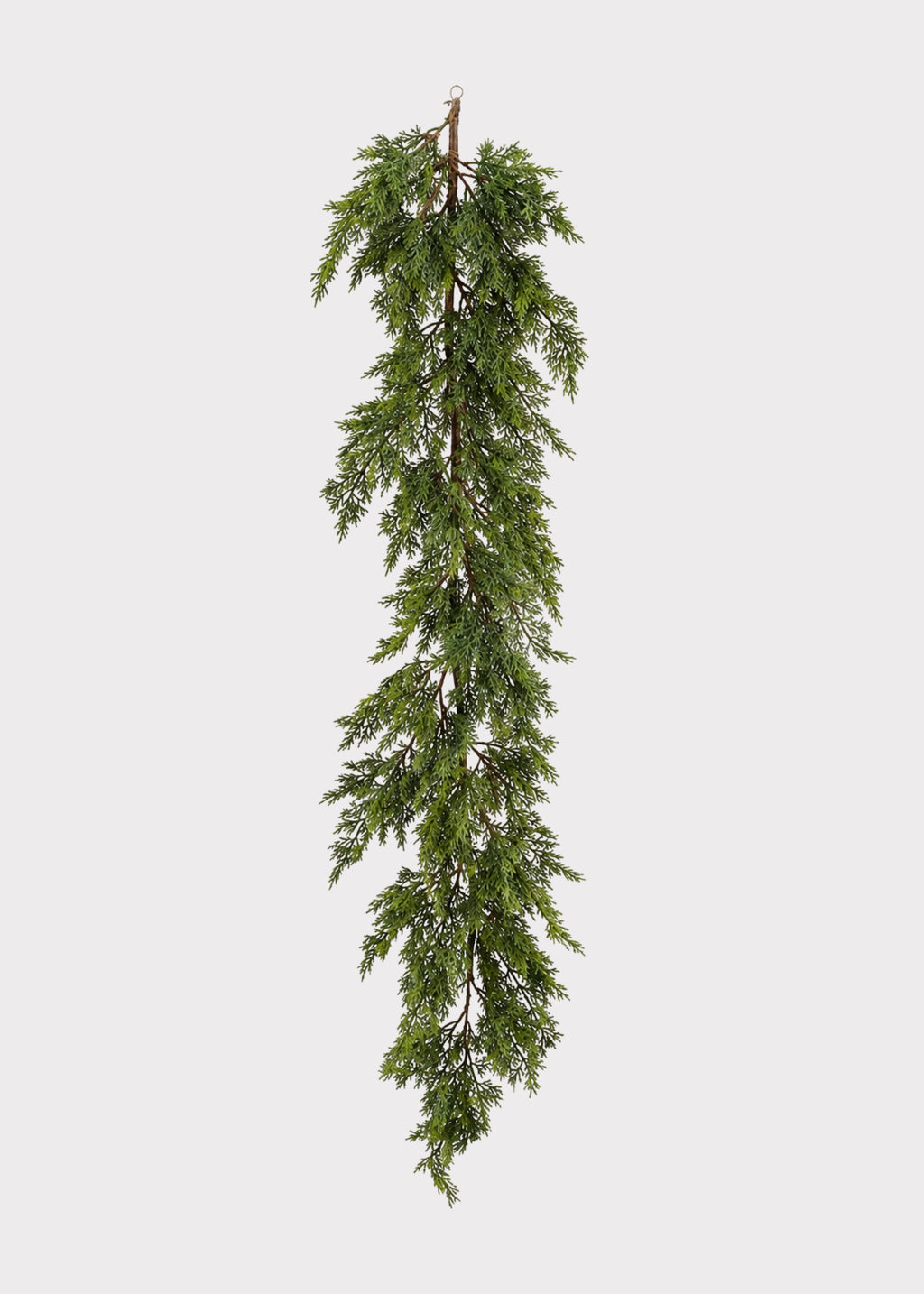 Faux Cedar Winter Garland