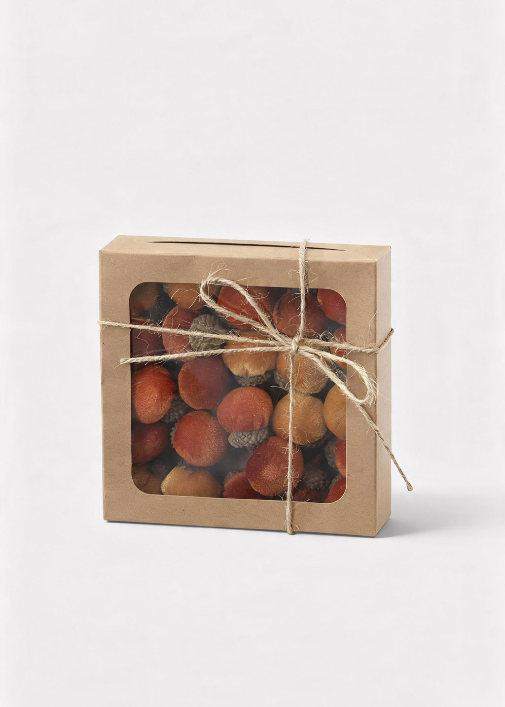 Set of Plush Velvet Acorn Fall Decorations