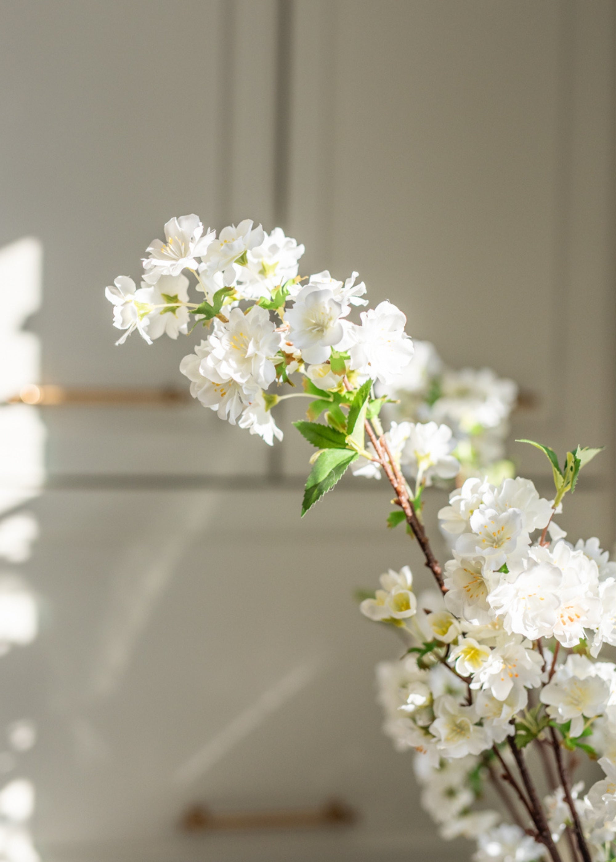Cherry Blossom in Cream White | Artificial Spring Flowers | Afloral