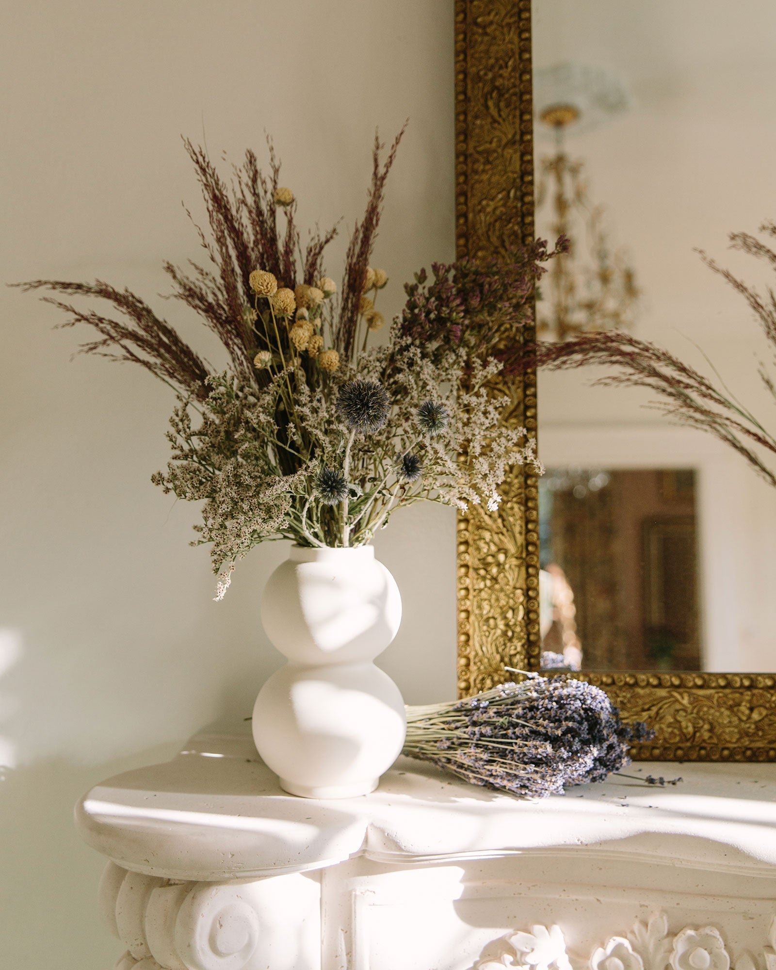 caring for dried flowers and grasses