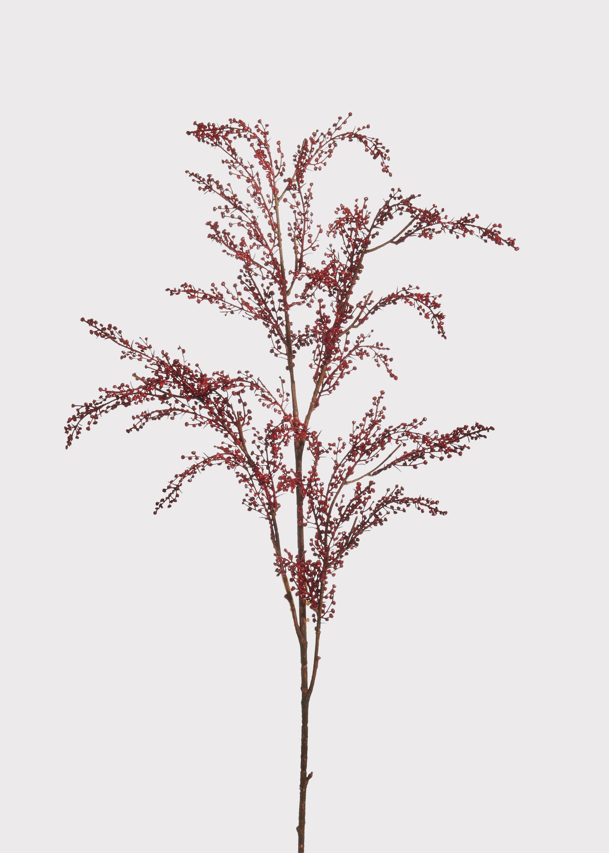 Artificial Holiday Berry Branch in Red