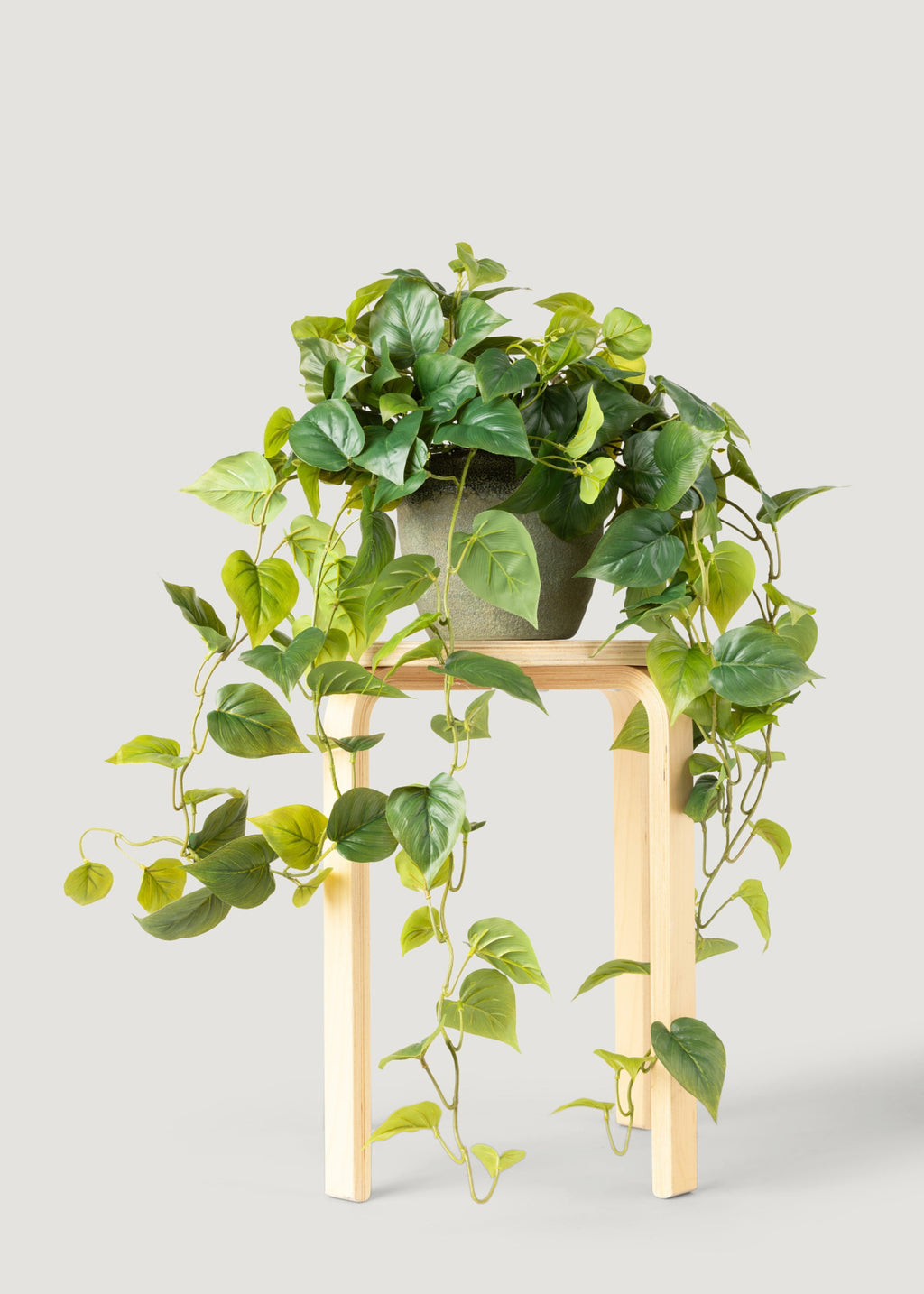 fake plant that hangs down Real Touch Philodendron Hanging Plant