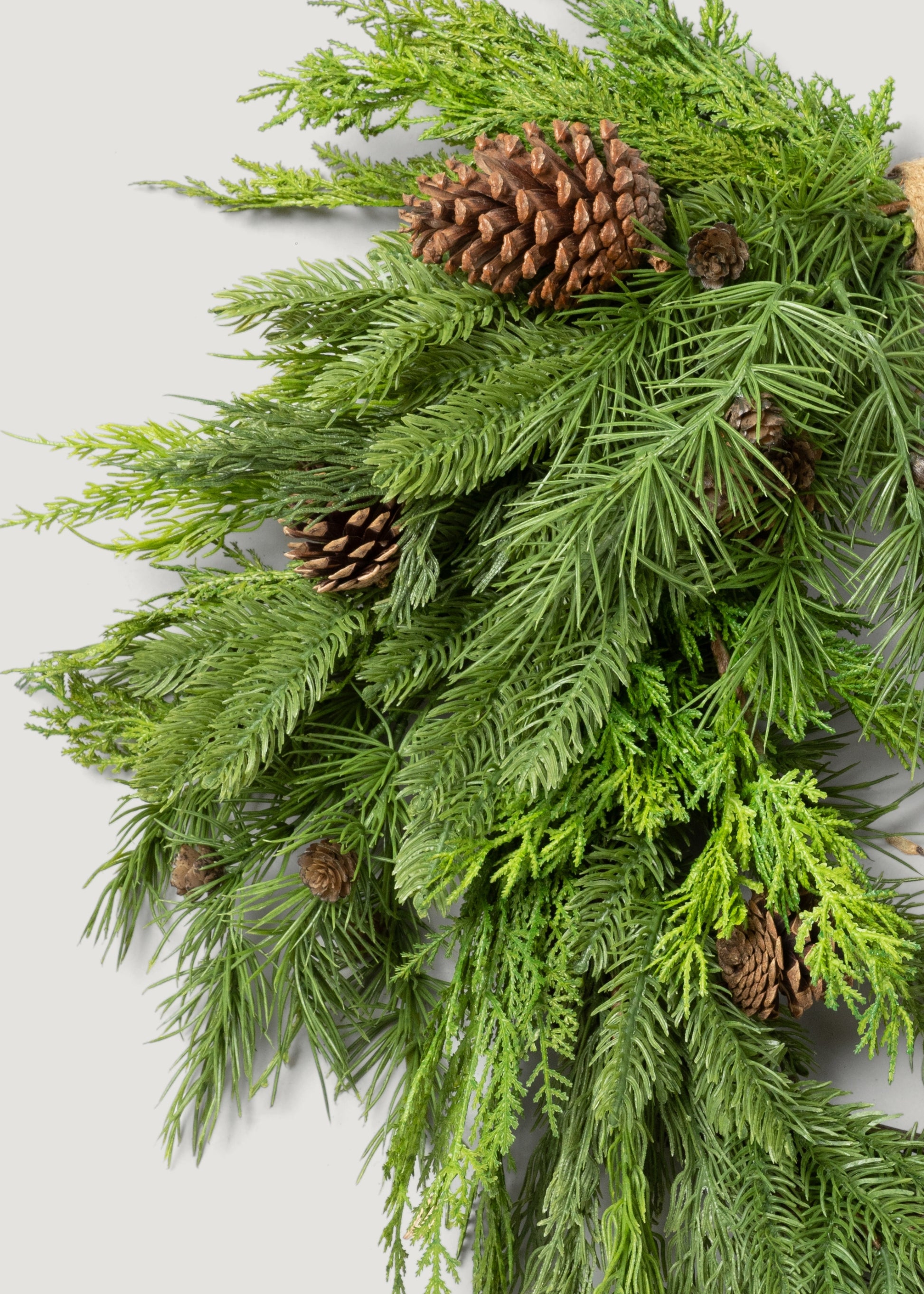 Real Touch Artificial Pine Wreath - 26"