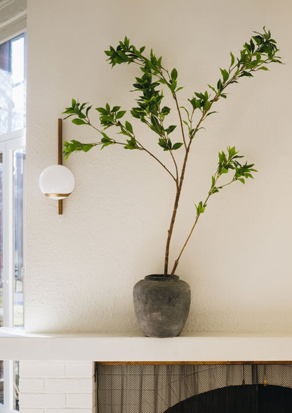 Artificial Japonica Branch on Mantel