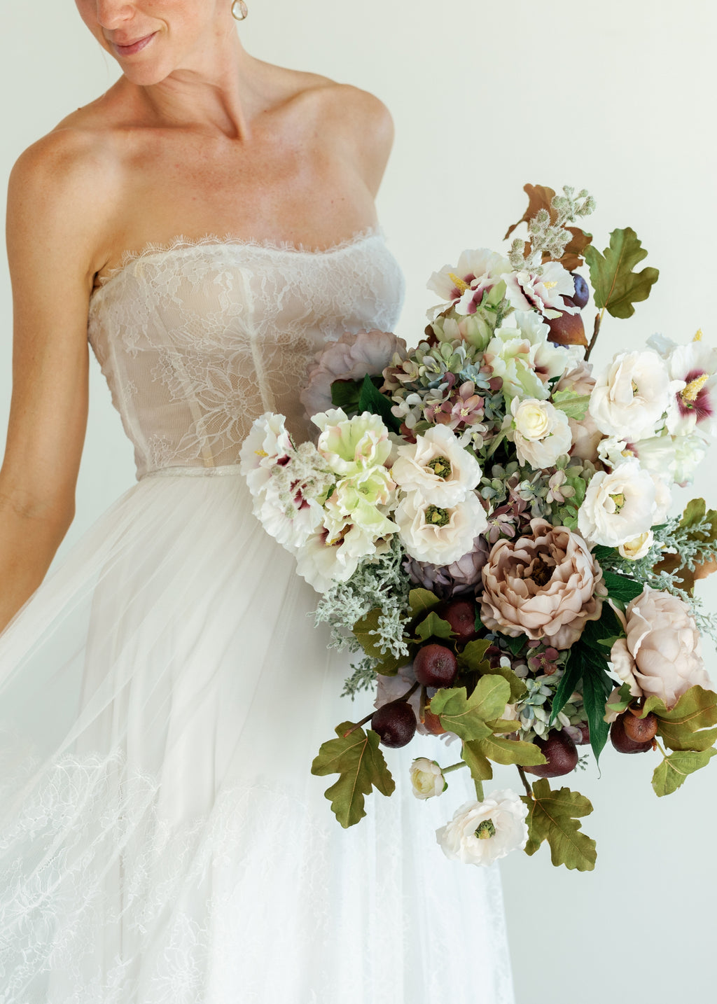 Moody Silk Flower Bouquet