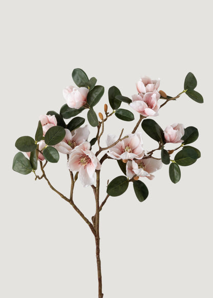 Artificial Magnolia Flower Branch 