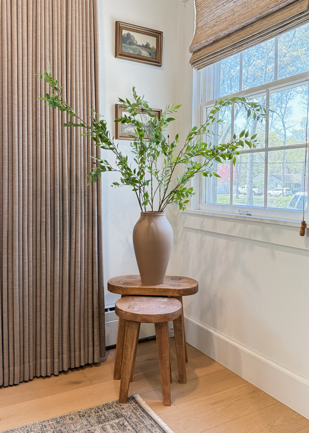 Artificial Statement Broadleaf Podocarpus Branches