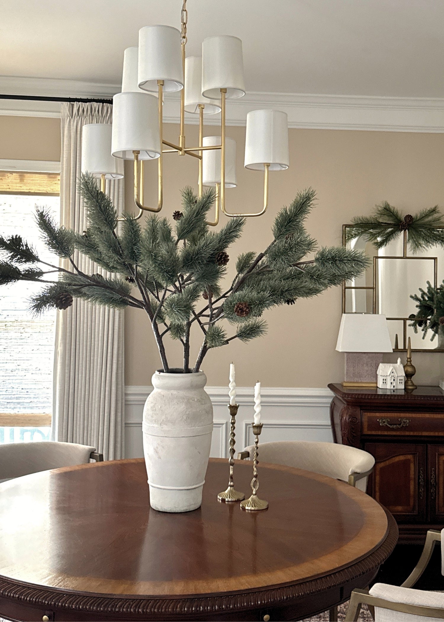 Luxe-Faux Blue Spruce Branches