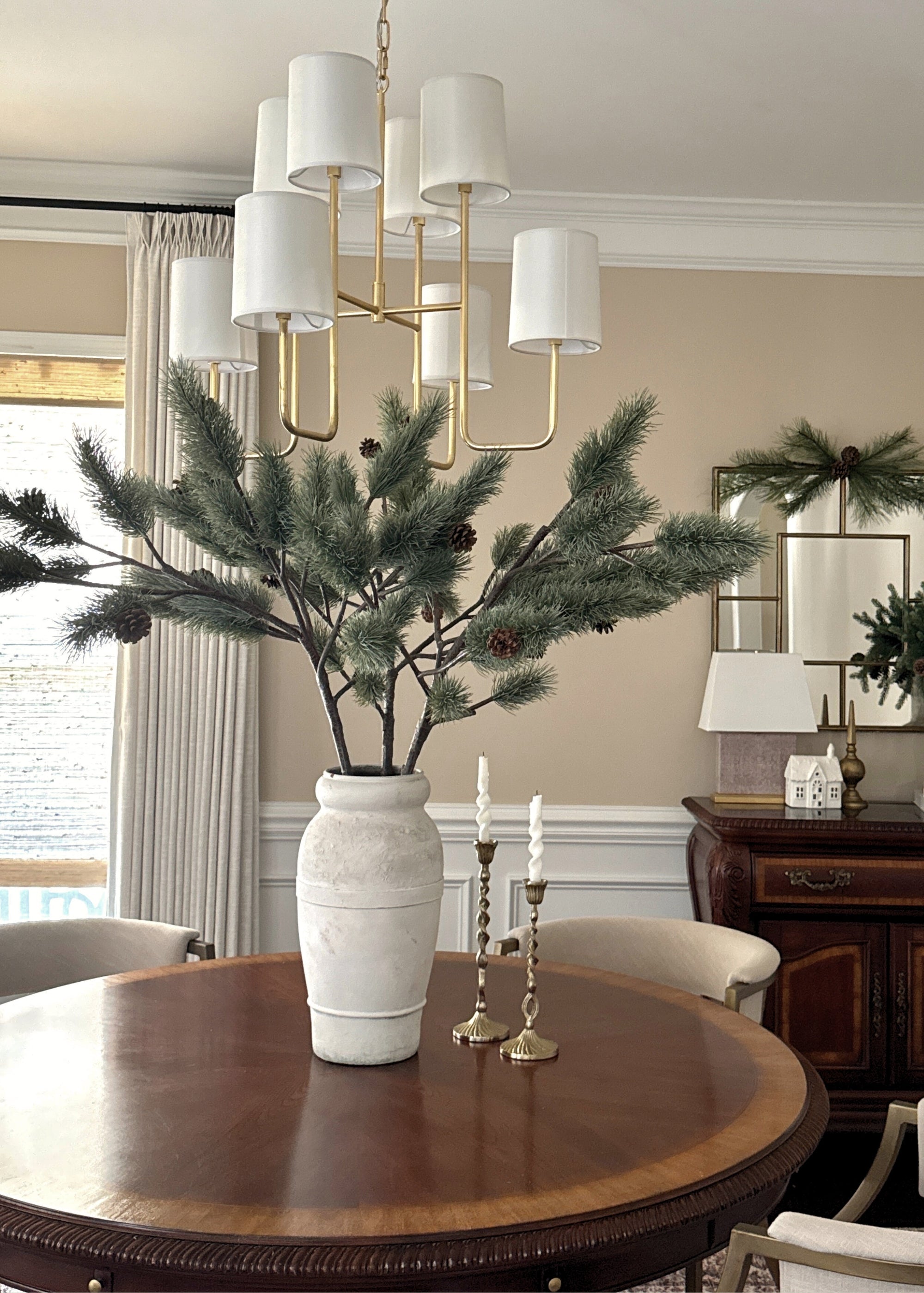 Luxe-Faux Blue Spruce Branches