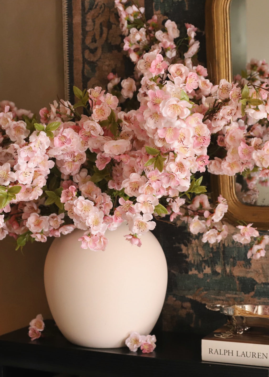 Arranging Artificial Apple Blossoms