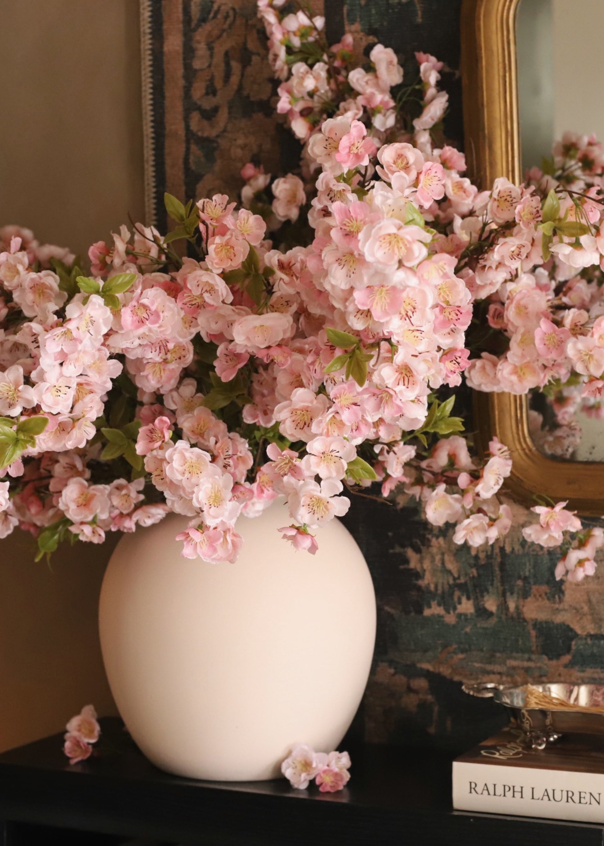 Arranging Artificial Apple Blossoms