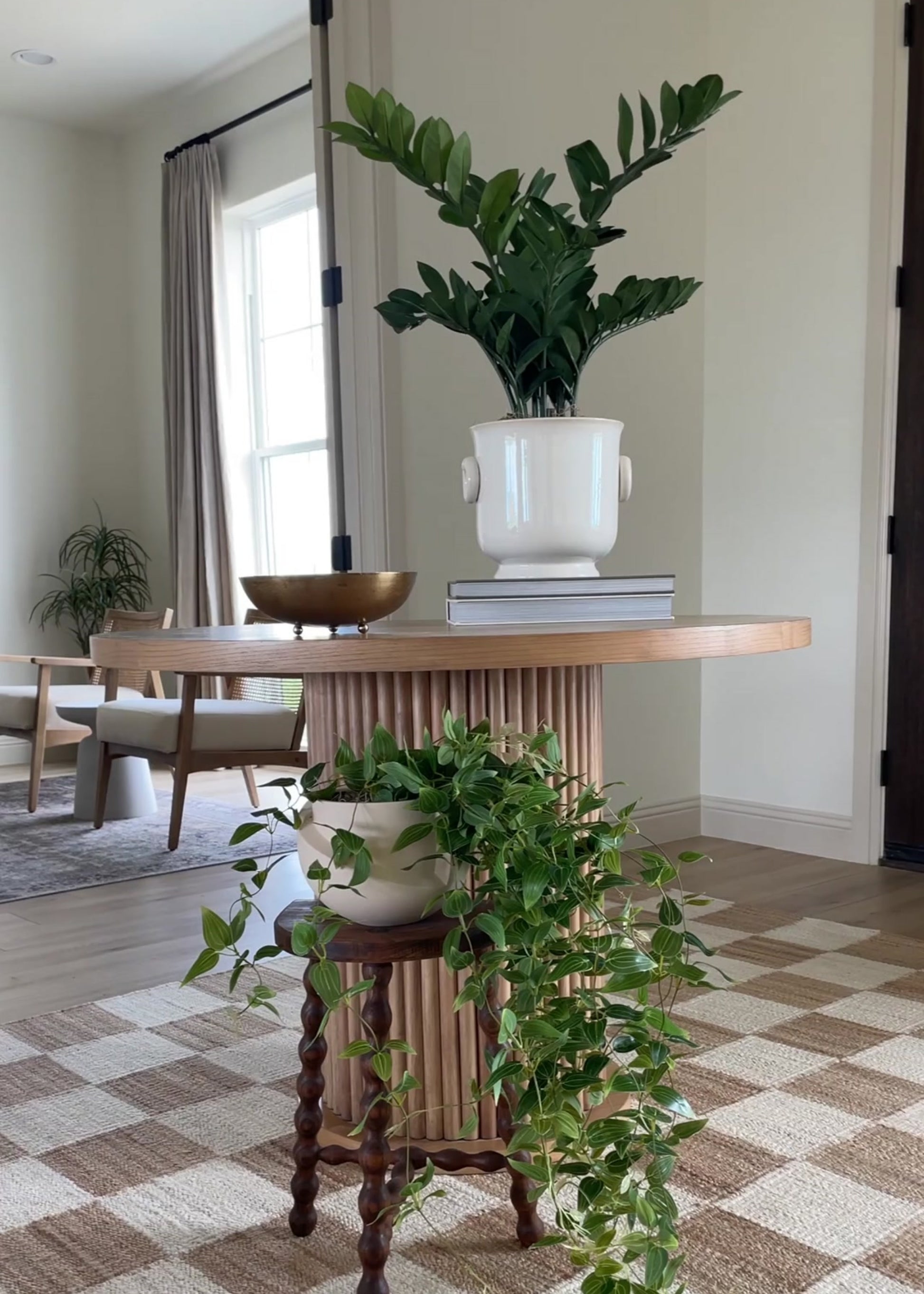 faux zz plant small Artificial ZZ Tropical Plant in Pot