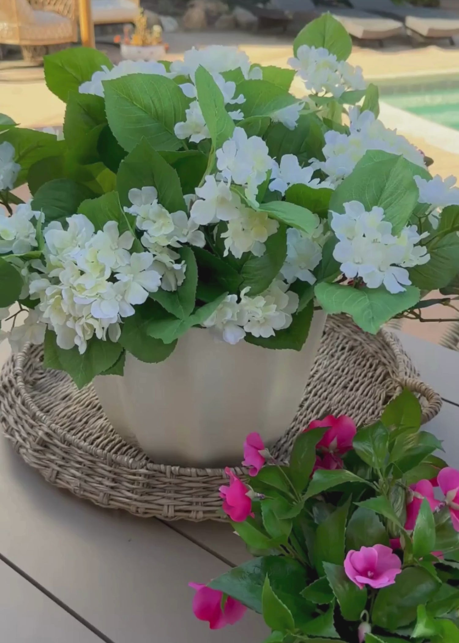 Faux Flowers for Outdoors