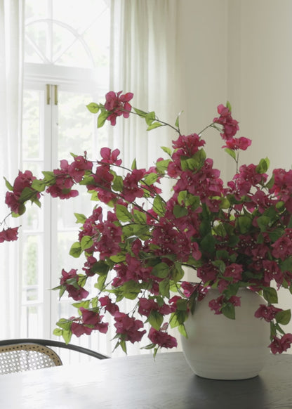 Faux Flower Arrangement with Fuchsia Blooming Bougainvillea at afloral